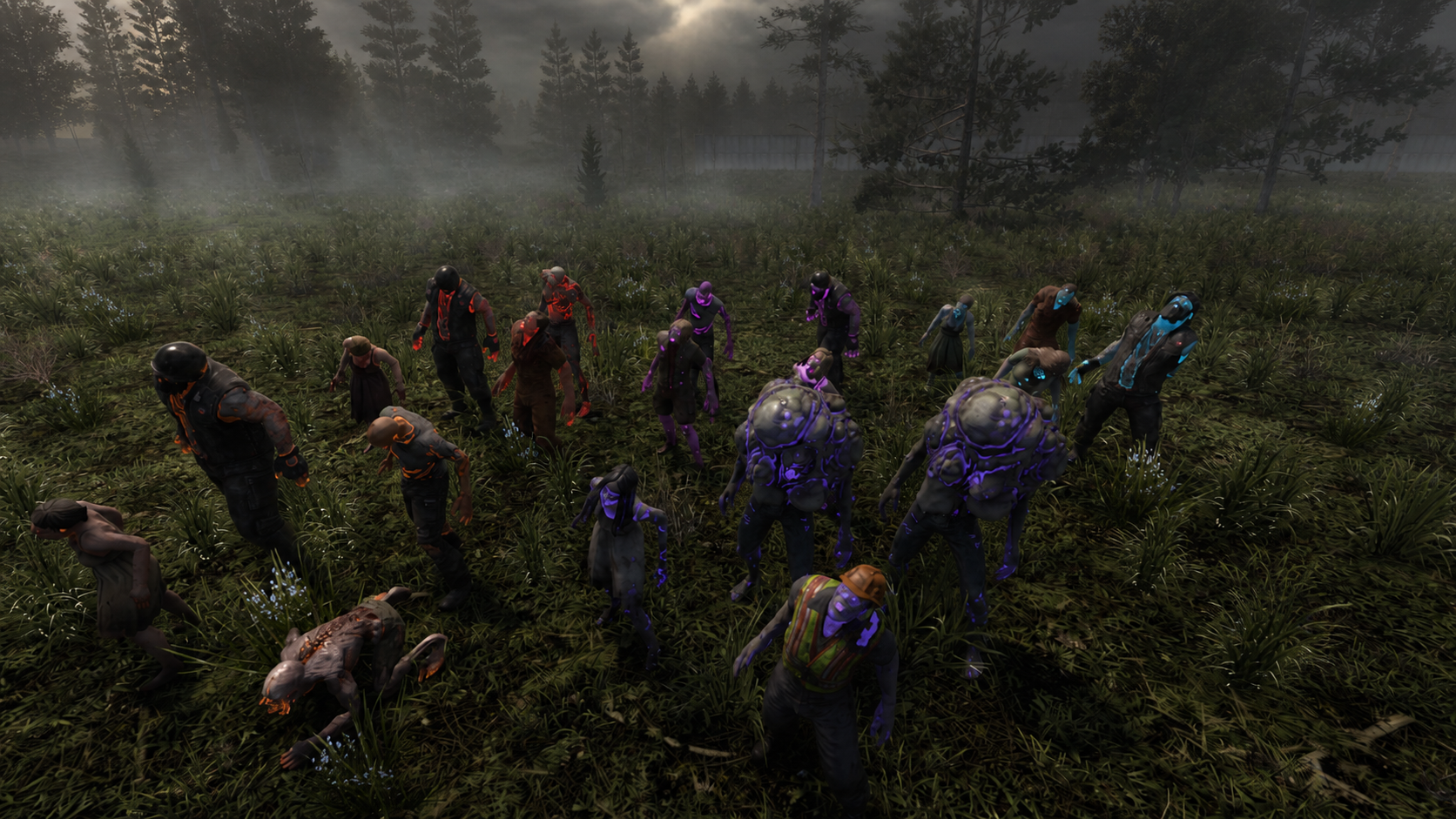 The five glowing zombie families of Undead Ascension