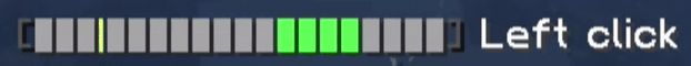 AquaBreeder fishing minigame showing the timing bar while catching a fish